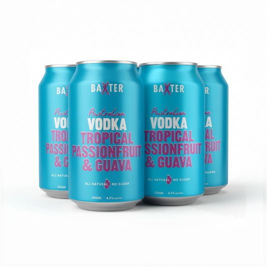 Baxter Vodka Tropical Passionfruit & Guava (4 pack)