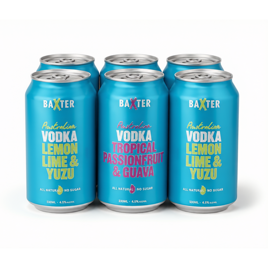 Baxter Vodka Mixed Pack (6 Pack)