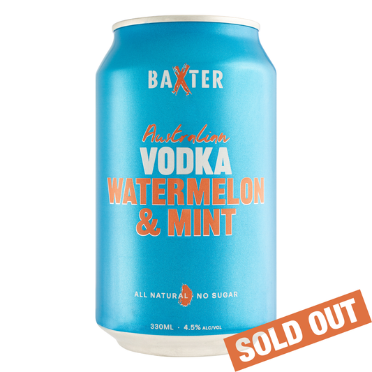 Baxter Vodka Watermelon & Mint Case (24 pack)